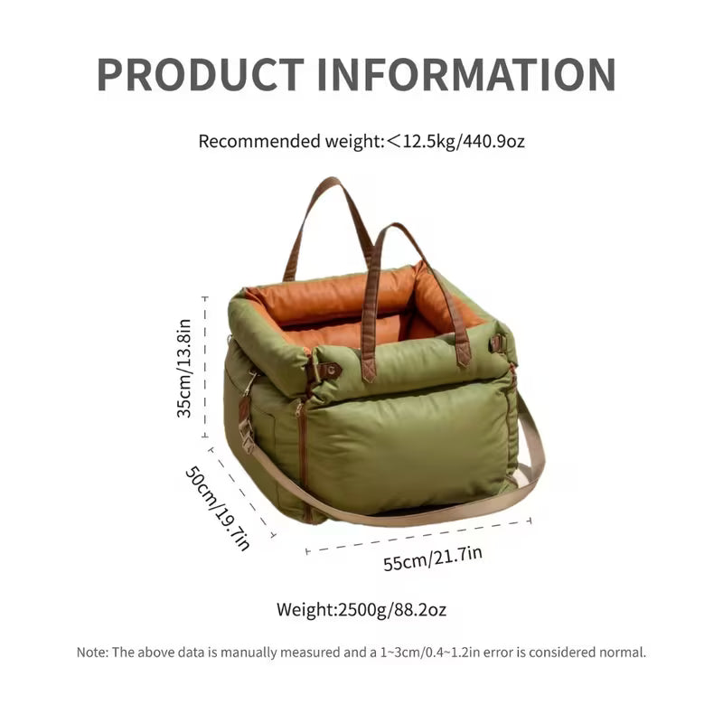 Anxiety-Reducing Dog Travel Bed