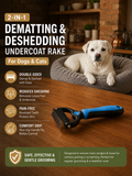 Tangle-Free Dog Deshedding Brush